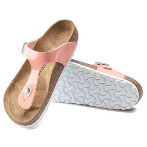 Birkenstock Gizeh Birko-Flor Patent Thong Sandal Size 39 EU 8 US